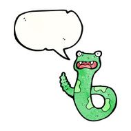 hissing snake cartoon N22