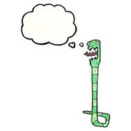 cartoon hissing snake N46