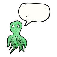 Cartoon Octopus N100