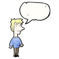 cartoon man with speech bubble N41
