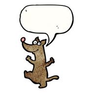 cartoon dancing dog N10