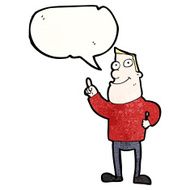cartoon man explaining idea N9