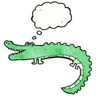 friendly cartoon crocodile N2