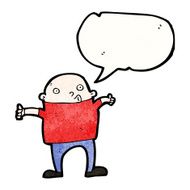 cartoon man giving thumbs up symbol N3