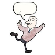 cartoon man explaining idea N11