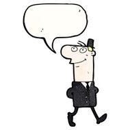 cartoon businessman walking to work N20