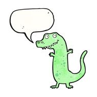 cartoon friendly dinosaur N10