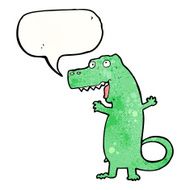cartoon friendly dinosaur N11