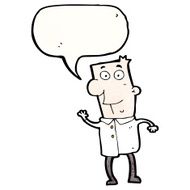 cartoon friendly man N30