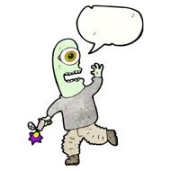 cartoon alien invader N5