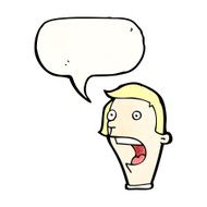 cartoon gasping man N16