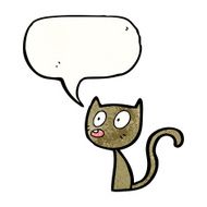 cartoon little cat N11