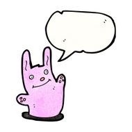 cartoon rabbit in hole N9