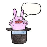 cartoon rabbit in hat N8