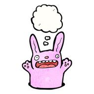 Funny cartoon rabbit N44