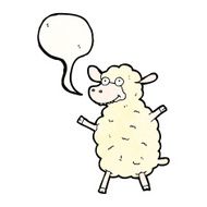 Cartoon Sheep N43