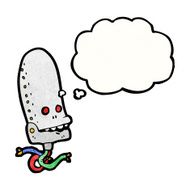 cartoon robot head N83