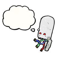 cartoon robot head N84