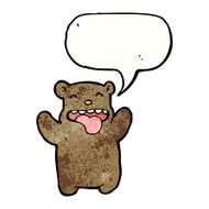 cartoon teddy bear N235