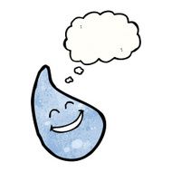 Cartoon Water Drop N28