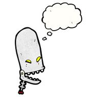 cartoon robot head N86