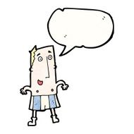 cartoon man in underwear