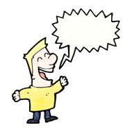 cartoon laughing man N37