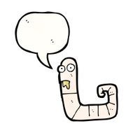 Cartoon Worm N54