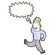 cartoon crazy dancing man N4