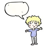 cartoon friendly boy N4