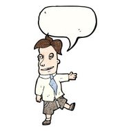 cartoon salesman N28