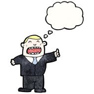 cartoon boss with idea N2