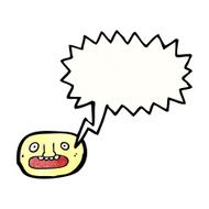 cartoon shouting face N2