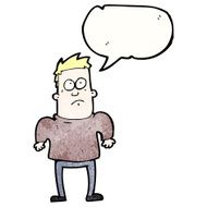 cartoon man shrugging N5