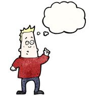 Cartoon Man Asking Question N92