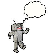 Cartoon Robot N335