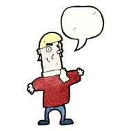 cartoon happy man N546