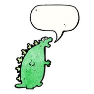 cartoon dinosaur N161