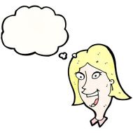 excited blond girl cartoon N2