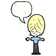 cartoon blond boy N14