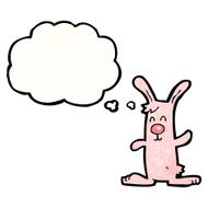 cartoon pink rabbit N54
