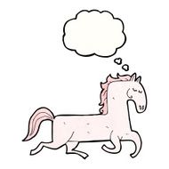 cartoon prancing horse N13