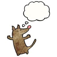 cartoon little dog N108