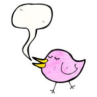 tweeting bird cartoon N3