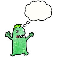 Cartoon Swamp Monster N16