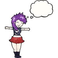 cartoon rock girl N7