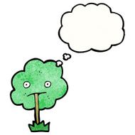 cartoon tree with eyes N2