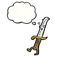 knife cartoon character N9