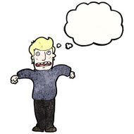 Cartoon Man Shrugging Shoulders N76