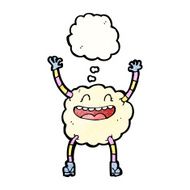 cartoon cloud monster N23